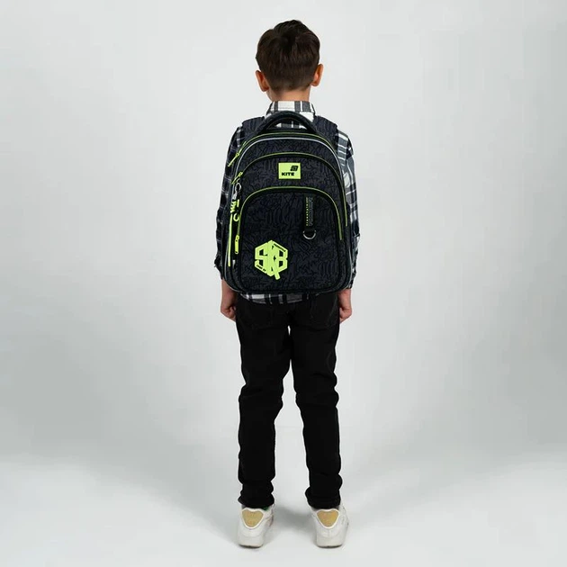 Рюкзак школьный для мальчика Kite Education SK8 K26-763M-3 темно-серый - изображение 10