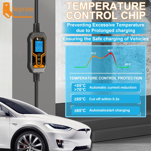 Зарядка для електромобіля Feyree 11кВт 16A GB/T Lion EV K8 APP Wi-Fi - зображення 9