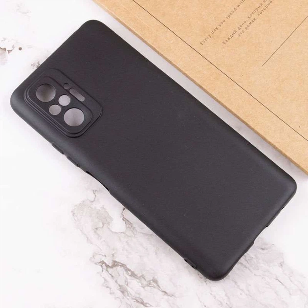 Чорний силіконовий чохол Epik із захистом камери на Xiaomi Redmi Note 10 Pro (Чорний) (52323) - зображення 3