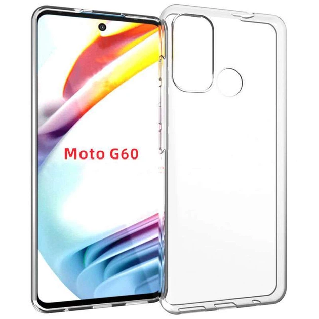 Ультратонкий силіконовий чохол 1,5 мм на Motorola Moto G60 (Безбарвний (прозорий)) Epik (157644) - Фото 1 Ультратонкий силіконовий чохол 1,5 мм на Motorola Moto G60 (Безбарвний (прозорий)) Epik (157644) - зображення 1