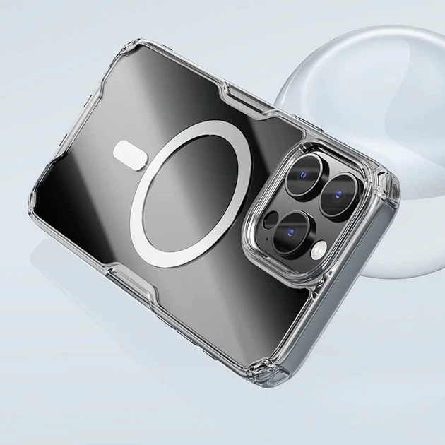 TPU чохол Nillkin Nature Pro з MagSafe на Apple iPhone 16 Pro (Безбарвний (прозорий)) (205457) - зображення 7