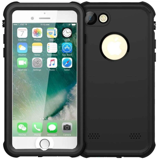 Чёрный водонепроницаемый чехол Shellbox для Apple iPhone 7 / 8 (4.7") (Черный) (131249) - Фото 2 Чёрный водонепроницаемый чехол Shellbox для Apple iPhone 7 / 8 (4.7") (Черный) (131249) - изображение 2