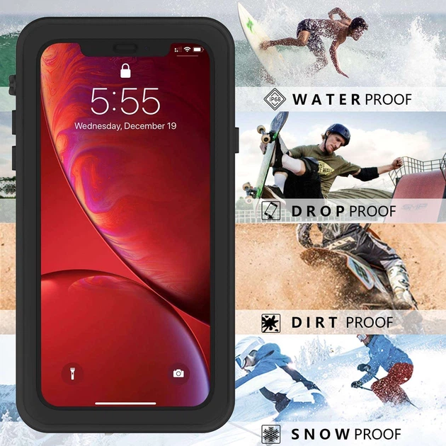 Shellbox водонепроницаемый чехол для Apple iPhone XR (6.1") (Черный) (7138) - Фото 5 Shellbox водонепроницаемый чехол для Apple iPhone XR (6.1") (Черный) (7138) - изображение 5