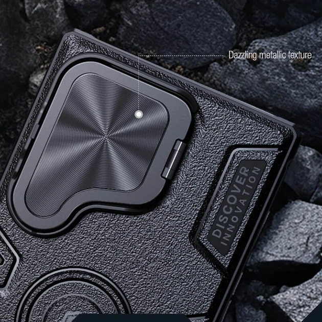 TPU+PC чехол Nillkin CamShield Armor Prop для Samsung Galaxy S25 Ultra (Black) (217171) - изображение 7