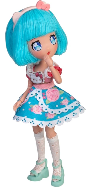 Лялька 4SF Manga Dolls серії Hello Kitty Красуня Пінк HKTF0300 (8056379194170) - зображення 3
