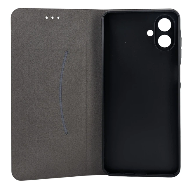 Чохол книжка Mustang для Samsung Galaxy A07/A07s на магніті з підставкою темно-сірий - Фото 2 Чохол книжка Mustang для Samsung Galaxy A07/A07s на магніті з підставкою темно-сірий - зображення 2