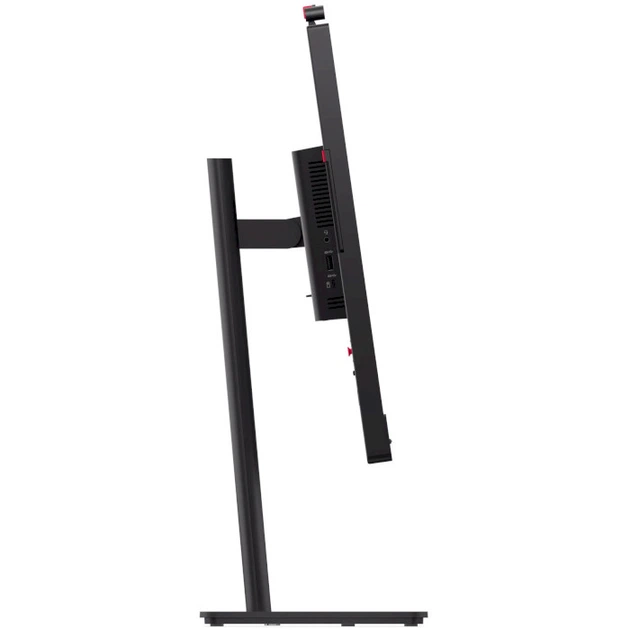 Монитор с вебкамерой 27" Lenovo ThinkVision T27QD-4v IPS 2560x1440 120 Гц 350 кд/м² GbE Eclipse Black (64B8UAT1UA) - изображение 2
