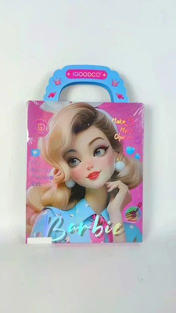 Набор декоративной косметики Barbie LK28590: тени, хайлайтер, помады, лак, аксессуар, кисточка для макияжа - Фото 3 Набор декоративной косметики Barbie LK28590: тени, хайлайтер, помады, лак, аксессуар, кисточка для макияжа - изображение 3