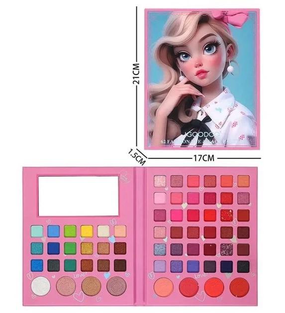 Детский набор декоративной косметики LK 5161 Igoodco 62 Fashion Eye & Face — тени для век и румяна - Фото 3 Детский набор декоративной косметики LK 5161 Igoodco 62 Fashion Eye & Face — тени для век и румяна - изображение 3