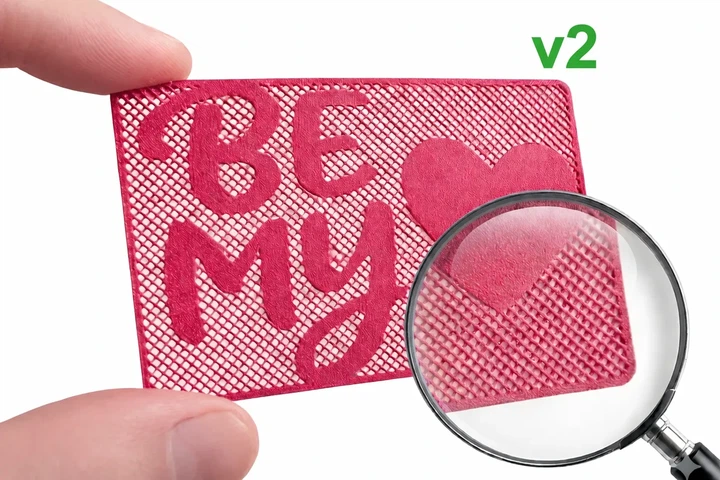 Валентинка В Романтическом Стиле Valentine Business Card Holder Красный 5 См 3Д Печать - Фото 2 Валентинка В Романтическом Стиле Valentine Business Card Holder Красный 5 См 3Д Печать - изображение 2
