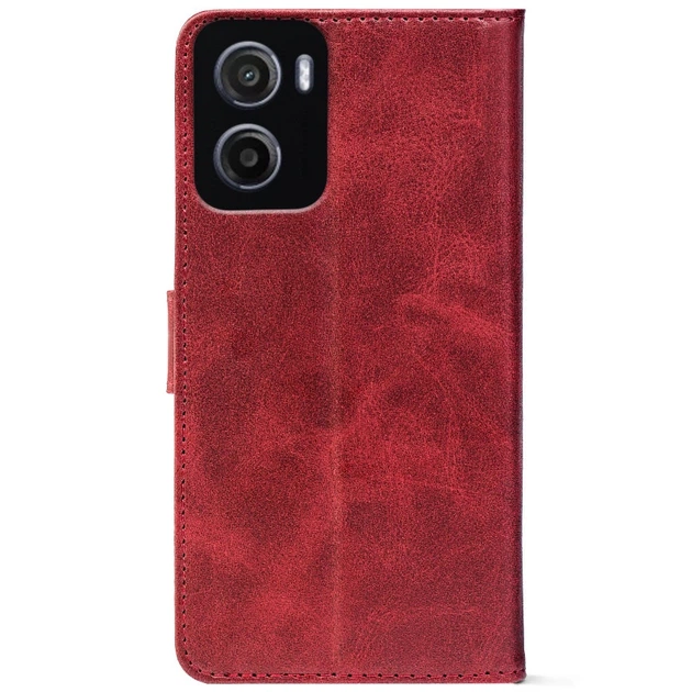 Чохол-книжка Crazy Horse Clasic для Motorola G06 Power Red Wine (Front) (70856) - зображення 3