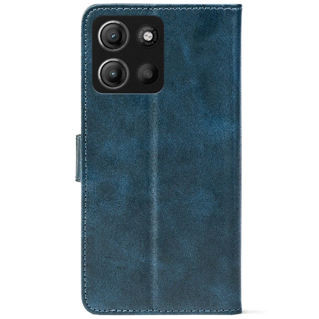 Чохол-книжка Crazy Horse Clasic для Moto G77 Dark Blue (Front) (72544) - изображение 3