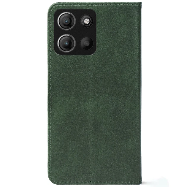 Чохол-книжка Crazy Horse Clasic для Moto G77 Dark Green (Strong) (72553) - Фото 3 Чохол-книжка Crazy Horse Clasic для Moto G77 Dark Green (Strong) (72553) - изображение 3