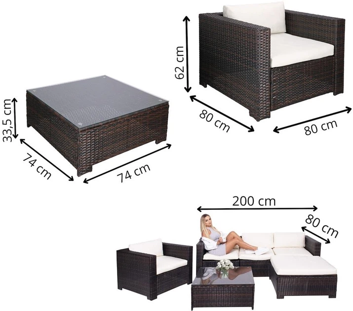 Набір садових меблів Springos GF0062A - зображення 11