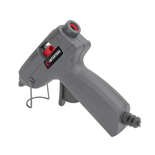 Пистолет клеевой 10 Вт, под стержни 7-8 мм, 6-10 г/мин INTERTOOL RT-1009 - изображение 3
