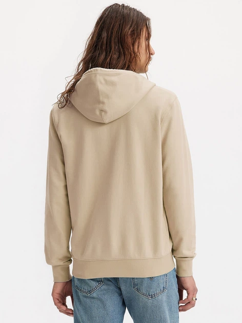 Толстовка на блискавці чоловіча Levi`s The Original Hm Zip Up 34584-0040 2XL Бежева (5401187753195) - зображення 2