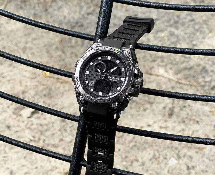 Чоловічий годинник Sanda Sport Watch Silver - зображення 9