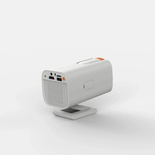 Проектор домашний портативный FULL HD 1920×1080 минипроектор для фильмов 3D Wi-Fi HDMI USB AV проектор на стену с динамиками белый - изображение 4