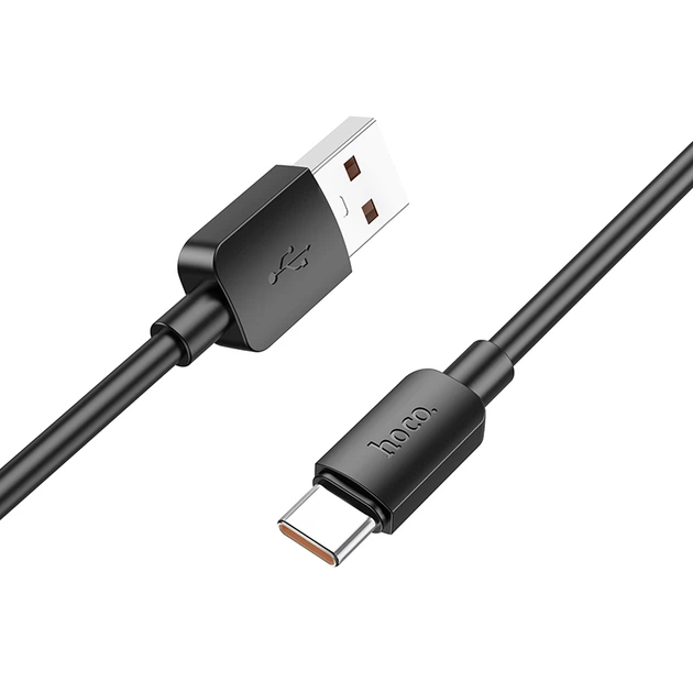 Дата кабель Hoco X96 Hyper USB для Type-C 27W (1m) Black - Фото 2 Дата кабель Hoco X96 Hyper USB для Type-C 27W (1m) Black - зображення 2