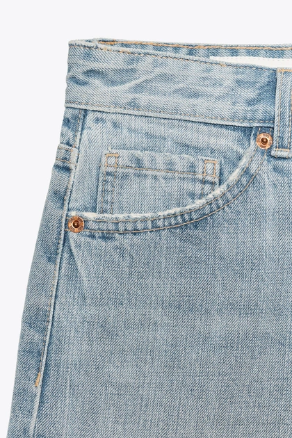 Джинсові бермуди trf з середньою посадкою Zara 4730/209 XL/42 Блакитні (0473020944142) - зображення 8