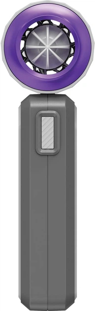 Вентилятор ручний Verbatim Cool 'n' Go AirJet Сіро-фіолетовий (32340) - зображення 2