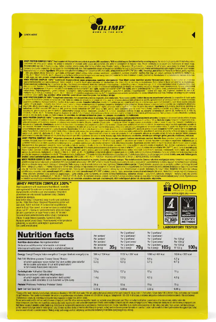Białko Olimp Whey Protein Complex 100% 700 g Dubai style Chocolate Flavor (5901330100277) - obraz 3