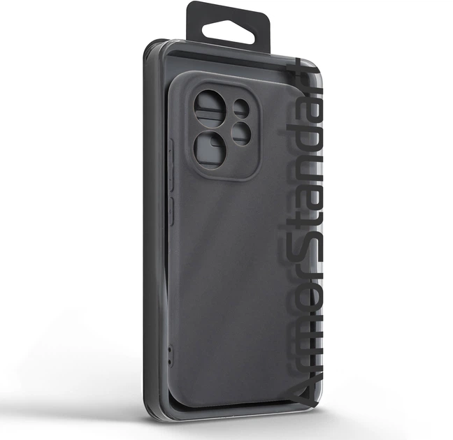 Чохол для смартфона OPPO Reno15 Pro 5G ArmorStandart Matte Slim Fit Black Camera cover (ARM89919) - зображення 5