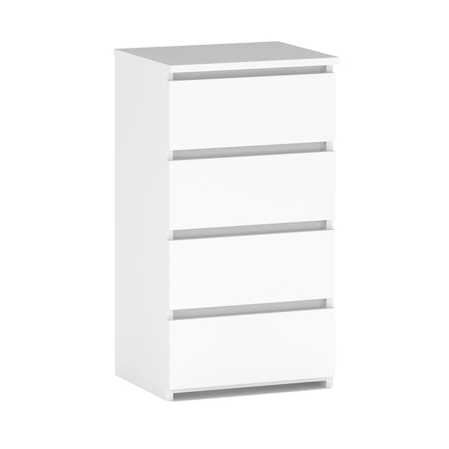 Комод 4Ш Brukline Mebel Service Білий 40х35х74 см - Фото 3 Комод 4Ш Brukline Mebel Service Білий 40х35х74 см - зображення 3