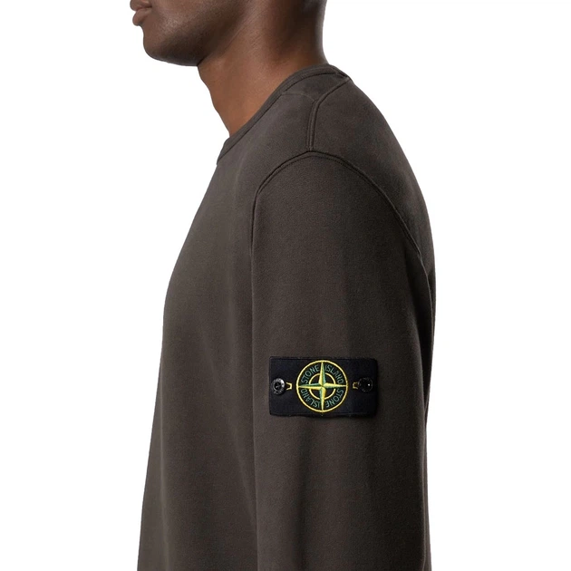 Stone Island Logo Patch Fleece Sweatshirt Dark Grey XXL K2S156100028-S0A20 V0062 - Фото 3 Stone Island Logo Patch Fleece Sweatshirt Dark Grey XXL K2S156100028-S0A20 V0062 - зображення 3