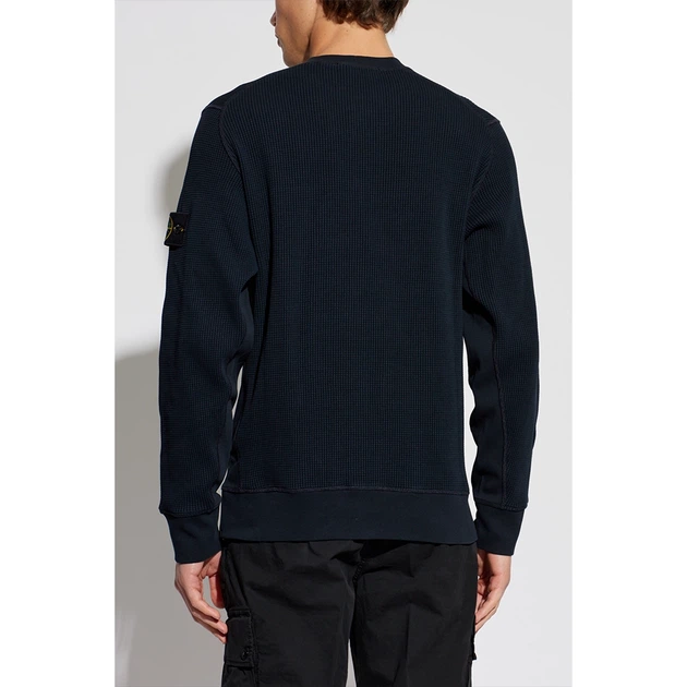 Кофта Stone Island Navy blue Crew Neck Sweater L1S156100056-S0044 V0020 - зображення 3
