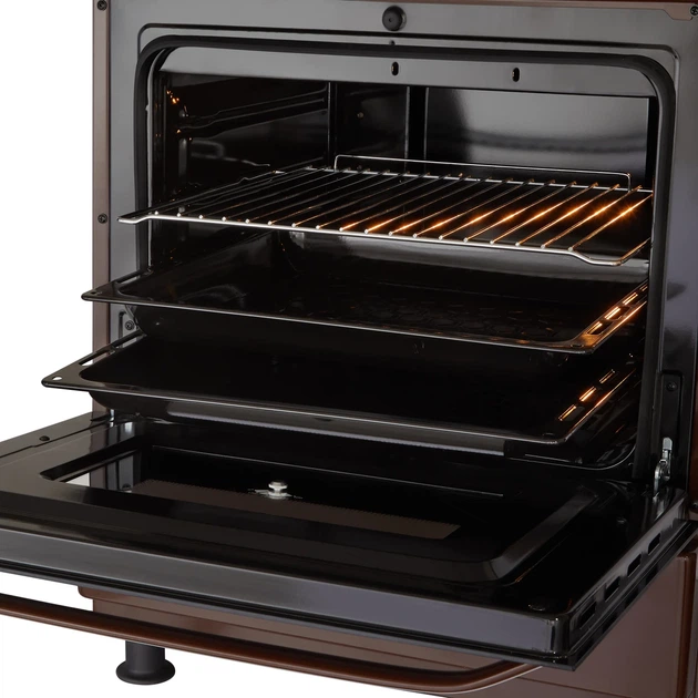 Плита газовая Eleyus CAST 6001 CF BR Коричневый - изображение 8