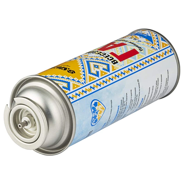 Балон газовий всесезонний 220г 400 ml ОАЕ SIGMA Цанговий газовий балон - Фото 3 Балон газовий всесезонний 220г 400 ml ОАЕ SIGMA Цанговий газовий балон - зображення 3