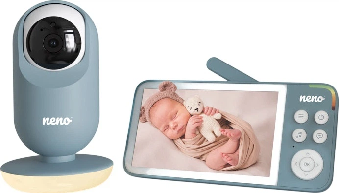 Електронна відеоняня Neno Vedo Blue з бездротовим приймачем (5902479676296) - зображення 2