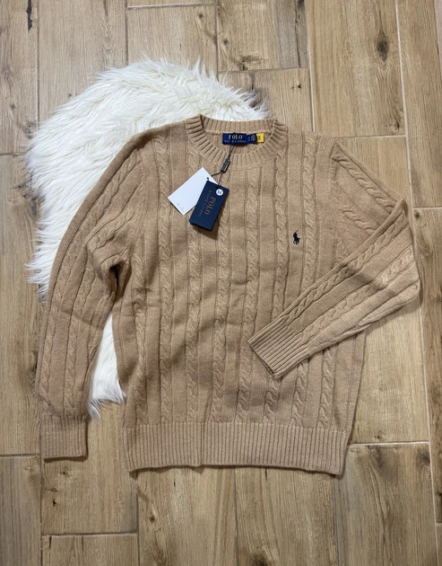 Свитер Polo Ralph Lauren без застежки размер L коричневый цвет - изображение 3