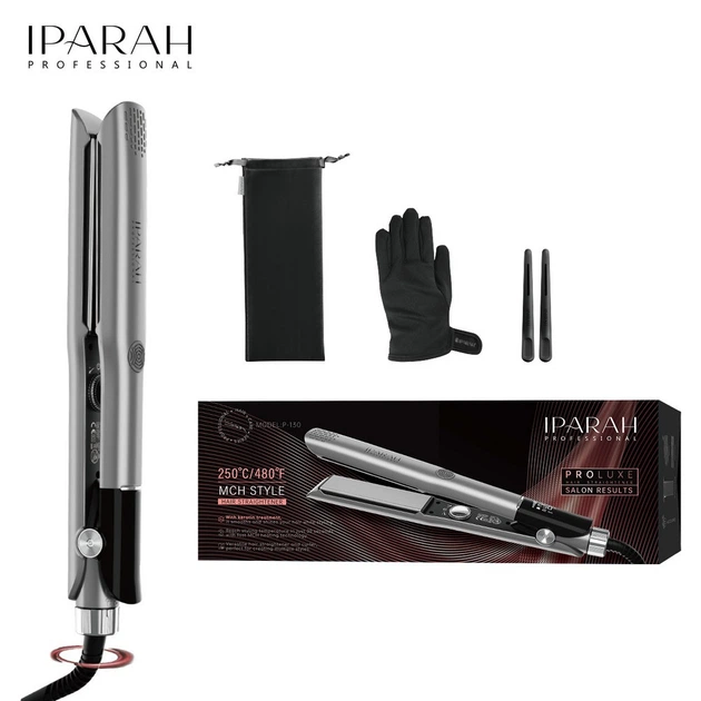Выпрямитель для волос IPARAH P-131, 120-250°C, керамическое покрытие, LED дисплей, 90 W - изображение 10