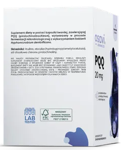 Suplement diety Osavi PQQ 20 mg 30 kapsułek wegańskich (5904139925447) - obraz 3