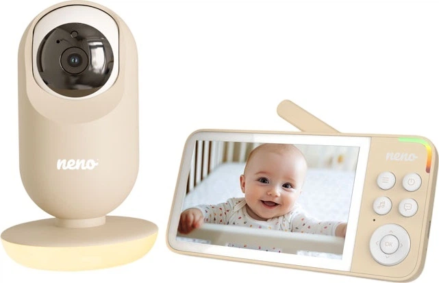 Електронна відеоняня Neno Vedo Cream з бездротовим приймачем (5902479676289) - зображення 2
