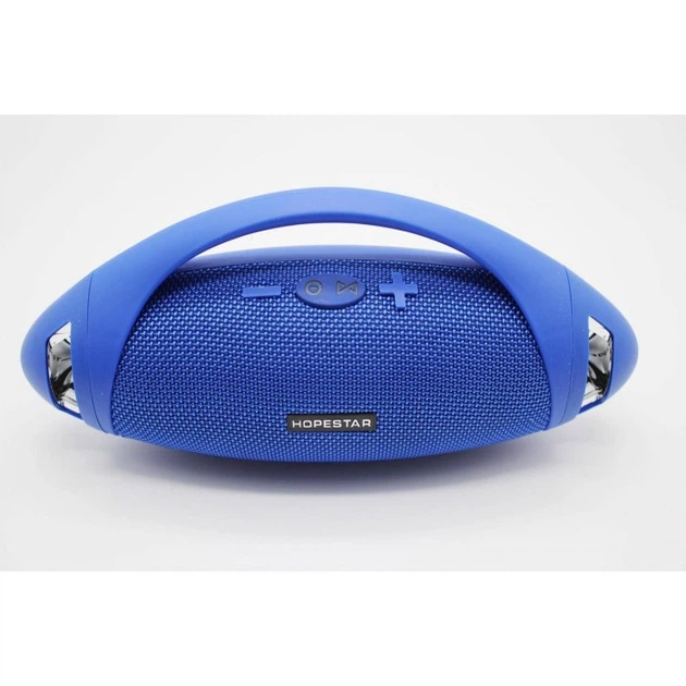 Портативна колонка Hopestar H37 Sound System Original BLUE, Bluetooth 2×5 Вт, FM, TF, USB, Power Bank 1500 mAh, TWS, вологозахист - Фото 4 Портативна колонка Hopestar H37 Sound System Original BLUE, Bluetooth 2×5 Вт, FM, TF, USB, Power Bank 1500 mAh, TWS, вологозахист - изображение 4