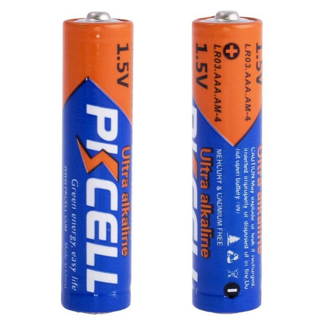 Батарейка PkCell Ultra Alkaline 1.5V 2 штуки в блістері (PC/LR03-2B) ААА - Фото 2 Батарейка PkCell Ultra Alkaline 1.5V 2 штуки в блістері (PC/LR03-2B) ААА - зображення 2