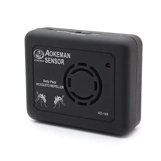 Ультразвуковой отпугиватель комаров 38,4 кГц 1.5 V 5 кв.м Aokeman AO-149 80 x 63 x 25 мм, на 2 батарейках AАА - Фото 3 Ультразвуковой отпугиватель комаров 38,4 кГц 1.5 V 5 кв.м Aokeman AO-149 80 x 63 x 25 мм, на 2 батарейках AАА - изображение 3