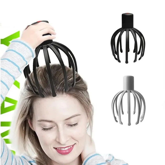 Массажер для головы со встроенным аккумулятором Micro USB 5 Вт 3,7 В 150X150X140 мм, 3 режима скорости - Фото 3 Массажер для головы со встроенным аккумулятором Micro USB 5 Вт 3,7 В 150X150X140 мм, 3 режима скорости - изображение 3