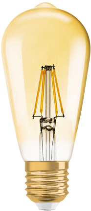 Світлодіодна лампа OSRAM Vintage 1906 Edison 6.5 Вт 824 Gold E27 (4099854081514) - зображення 1