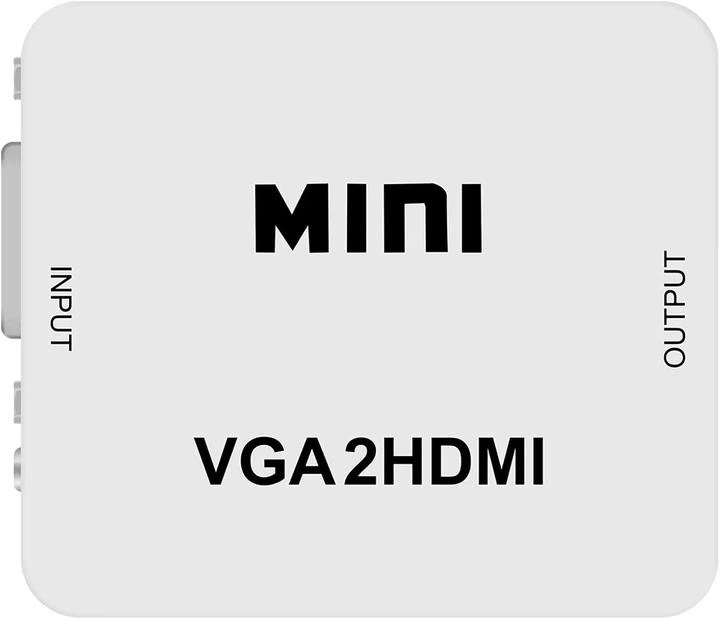 Конвертер VGA - HDMI (F/F) White (2000985171786) - Фото 1 Конвертер VGA - HDMI (F/F) White (2000985171786) - изображение 1