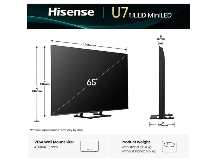 Телевізор Hisense 65U7Q - изображение 12