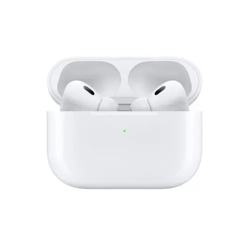Бездротові навушники AirPods Pro 2 з ANC (активне шумопоглинання), зарядним кейсом, захисним чохлом у подарунок, вакуумні, з мікрофоном, для iOS та Android, White - зображення 3