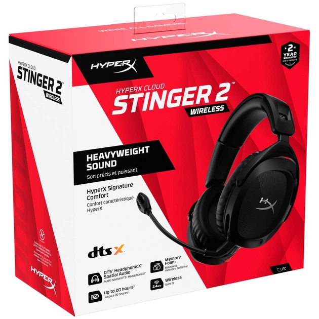 Навушники HyperX Cloud Stinger 2 Wireless Black - зображення 8