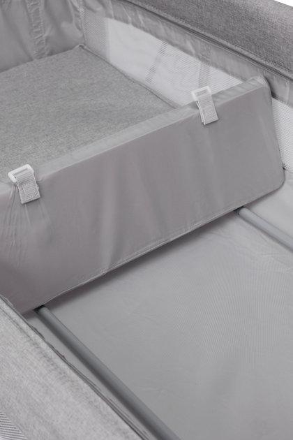 Кровать-манеж Velano Tino детская со вторым ярусом и пеленатором Light grey (4820296760268) - изображение 13