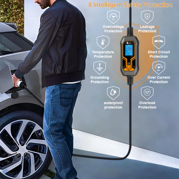 Зарядка для електромобіля Feyree 7кВт 32A GB/T Lion EV K7 - зображення 9