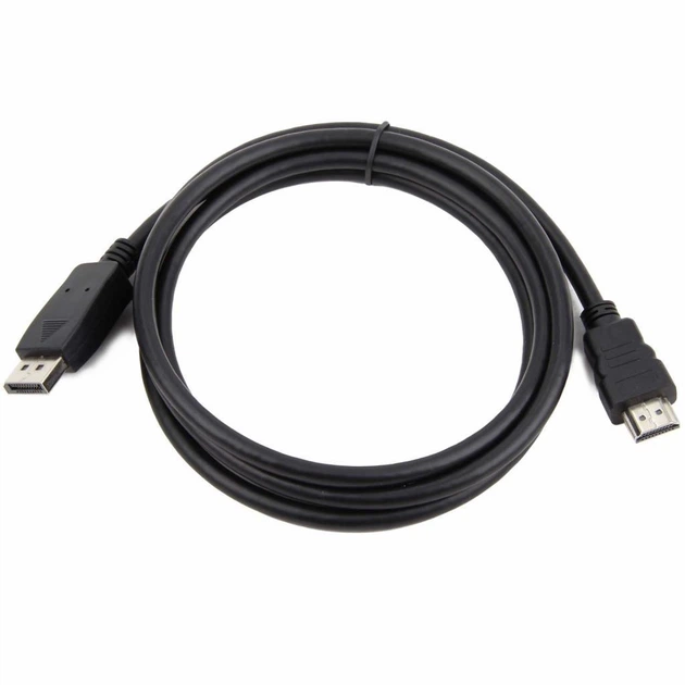 Кабель мультимедійний DisplayPort M to HDMI M 1.8m - Фото 1 Кабель мультимедійний DisplayPort M to HDMI M 1.8m - зображення 1