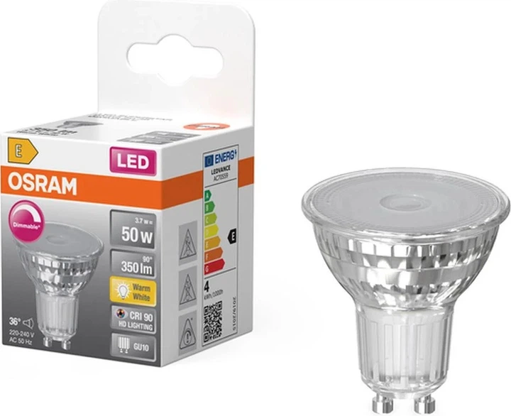 Світлодіодна лампа OSRAM Superstar PAR16 3.7 Вт 927 GU10 (4099854457487) - зображення 2
